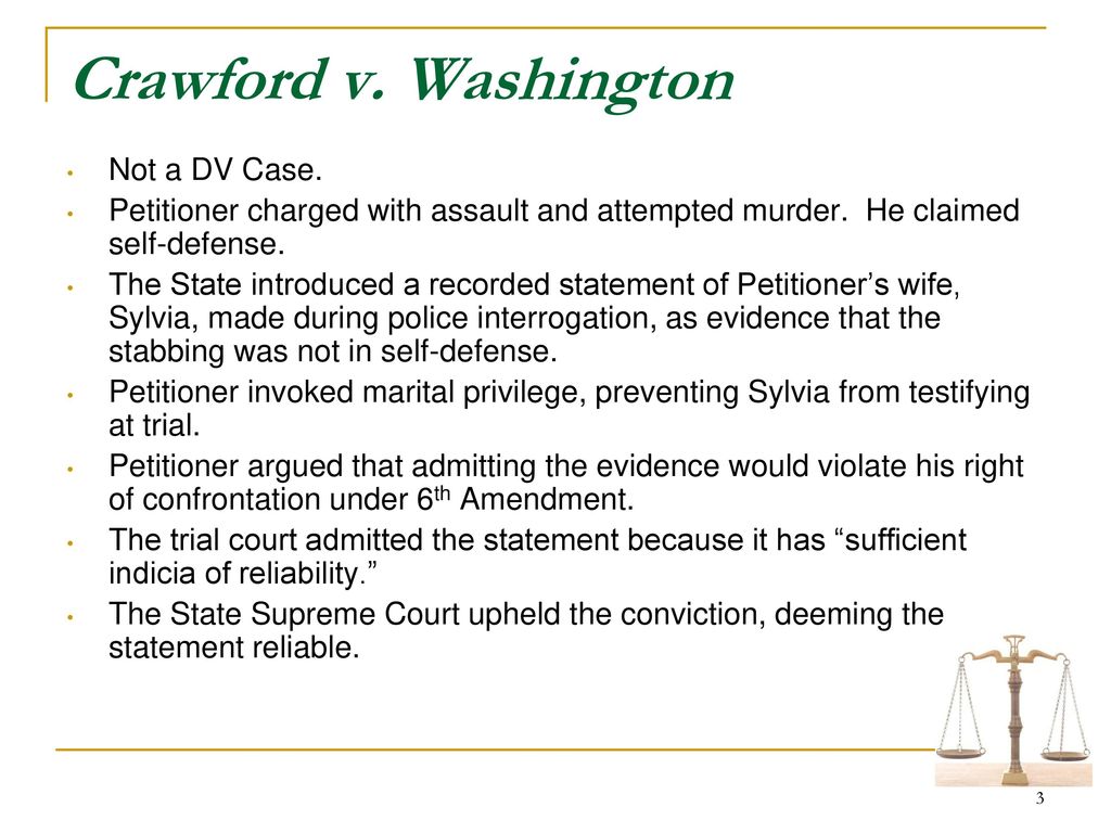 Crawford V Washington Case Brief 2024 jacksonvillechristianacademy